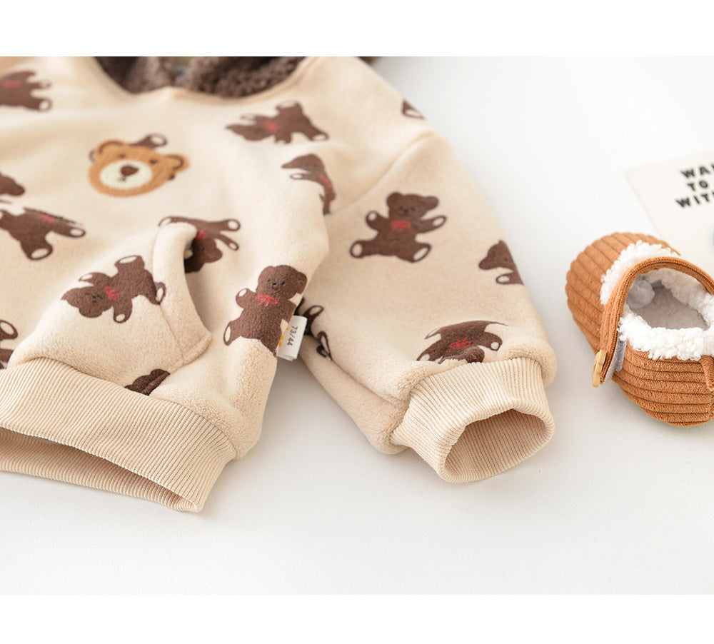 WARM MIKEY 2-PIECE SET WITH HOOD
