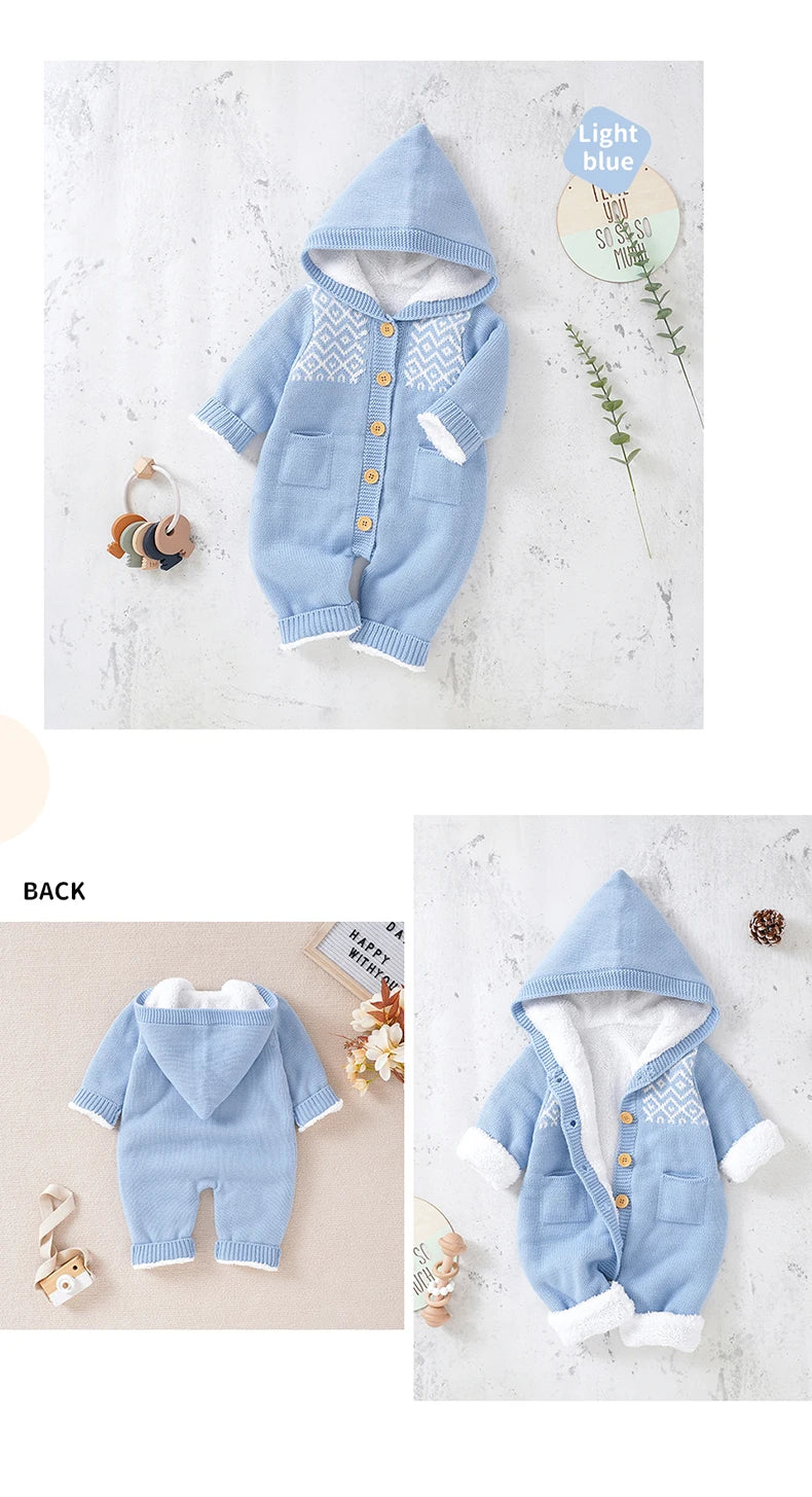TAYLER HOODED FLEECE-LINED KNIT RO