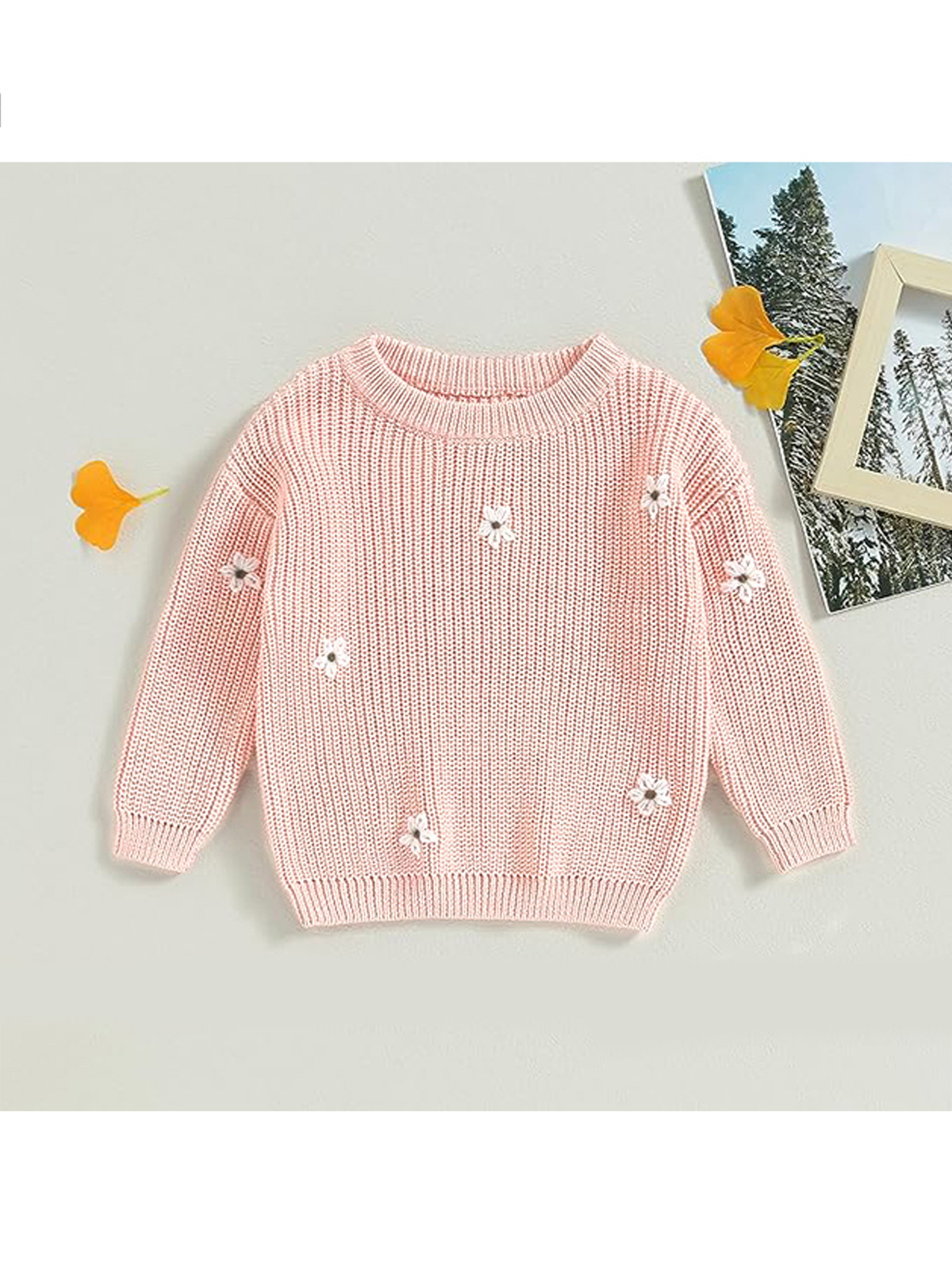KNITTED DAISY JUMPER 