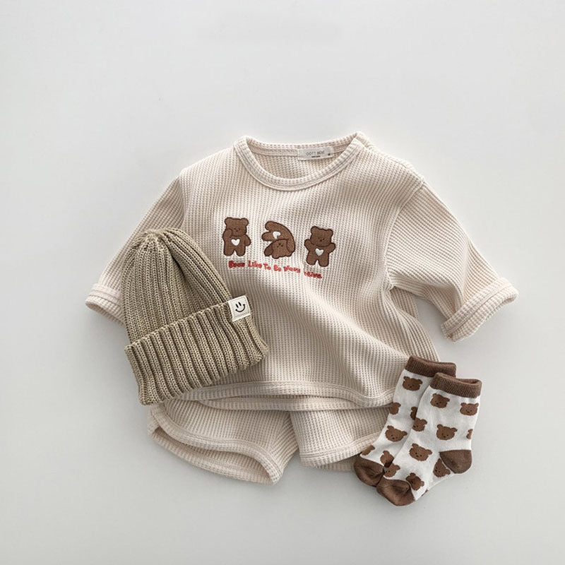 Rib Two-Piece Teddy | 100% cotton