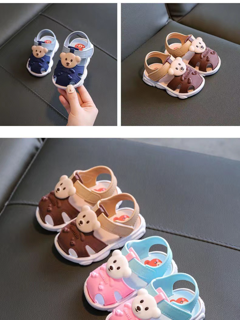 Summer Closed Toe Little Bear Beach Shoes