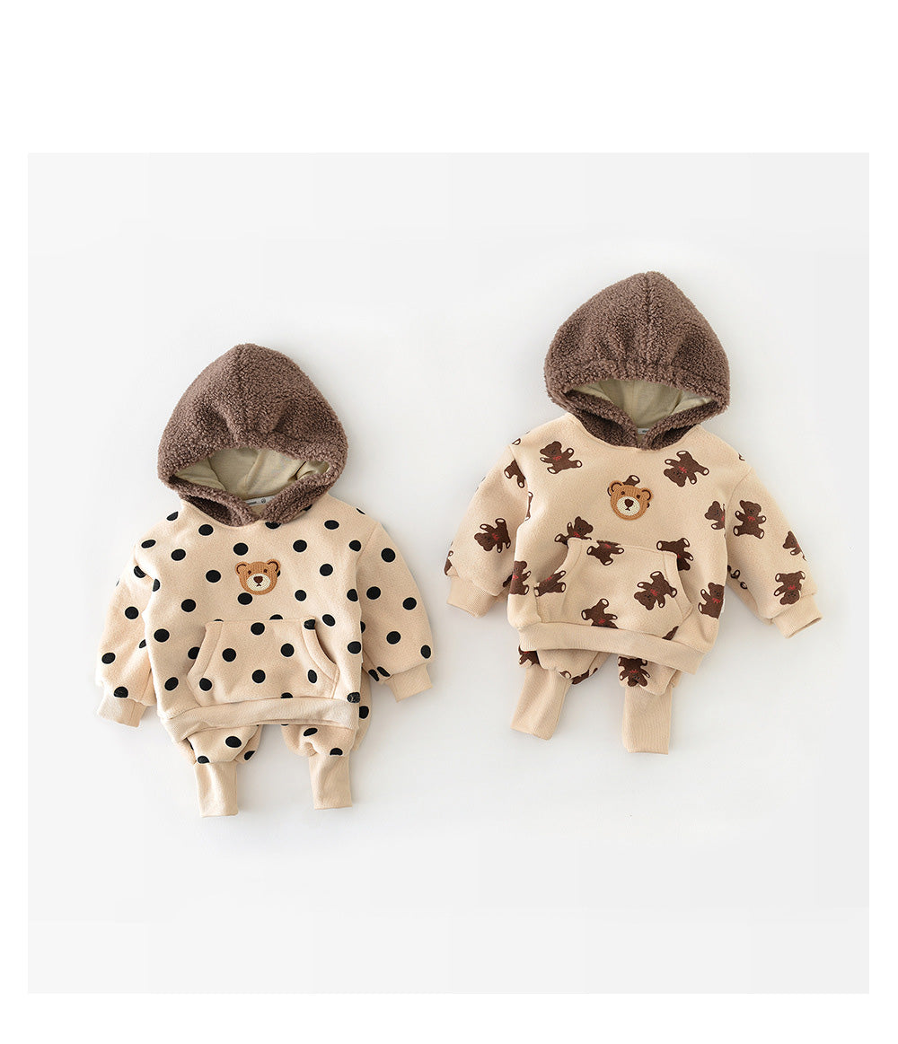 WARM MIKEY 2-PIECE SET WITH HOOD