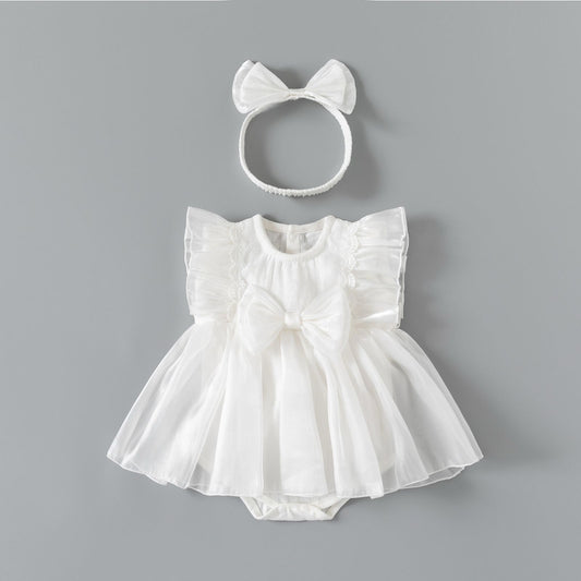 BOWRINA ROMPER DRESS