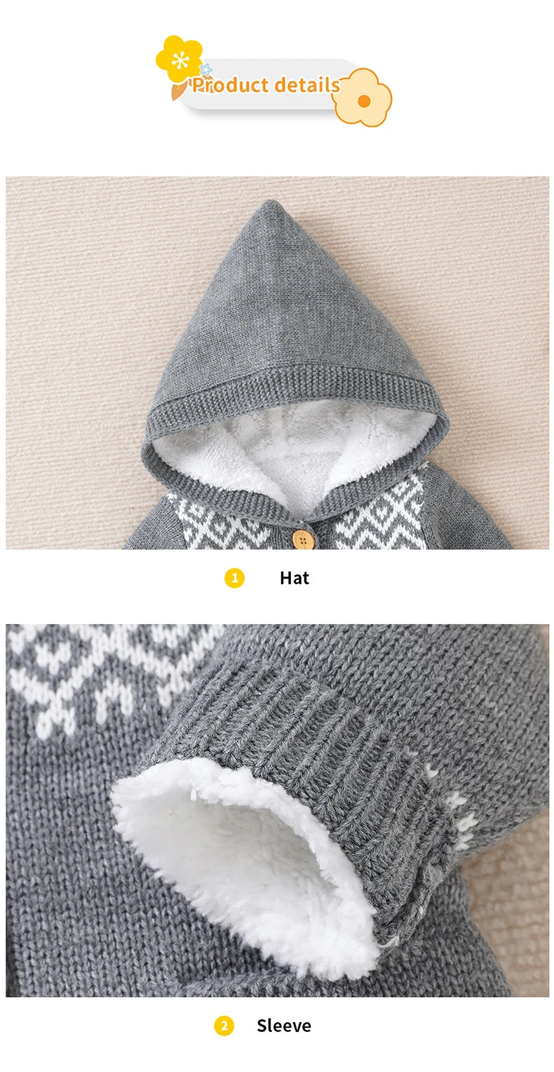 TAYLER HOODED FLEECE-LINED KNIT RO