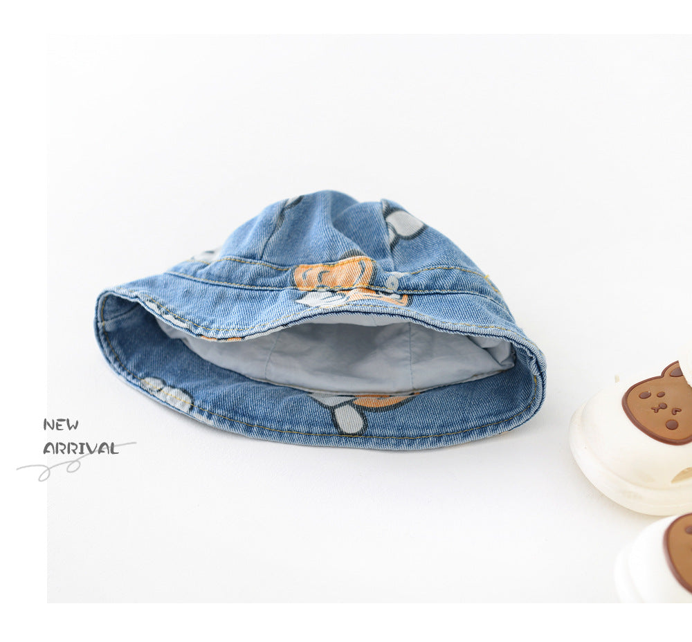 BABY DENIM ROMPER SET