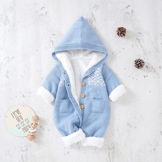 TAYLER HOODED FLEECE-LINED KNIT RO 