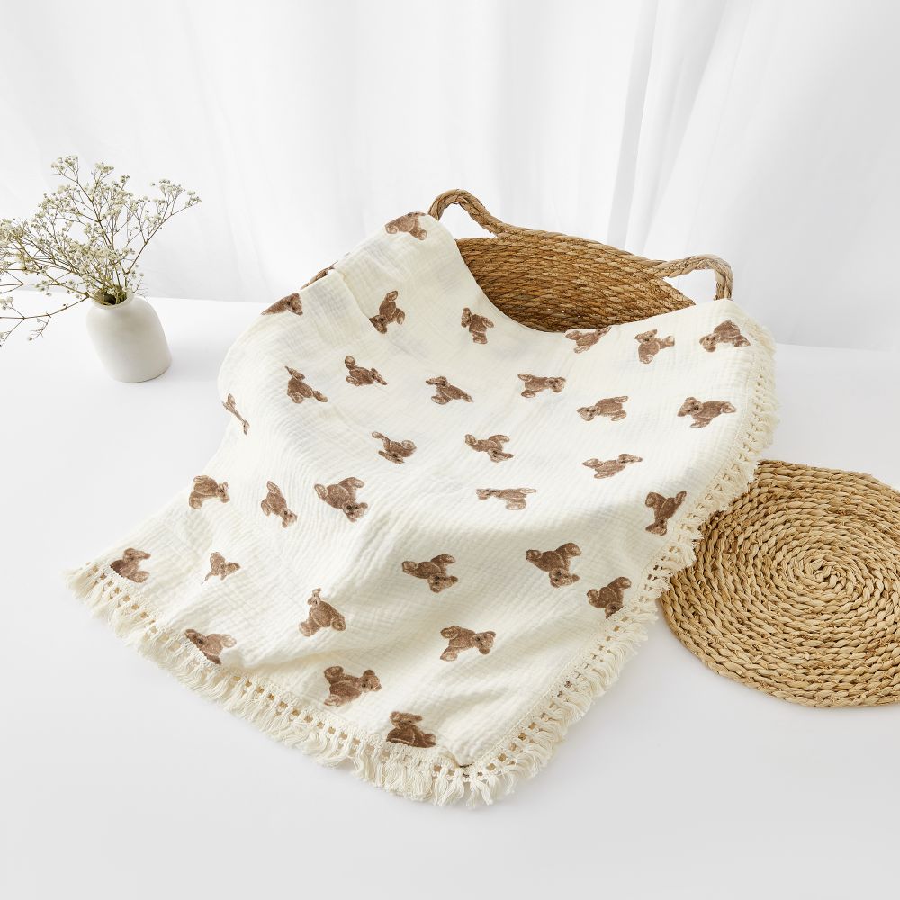 MUSLIN BED COMFORTER SLEEPING BLANKET