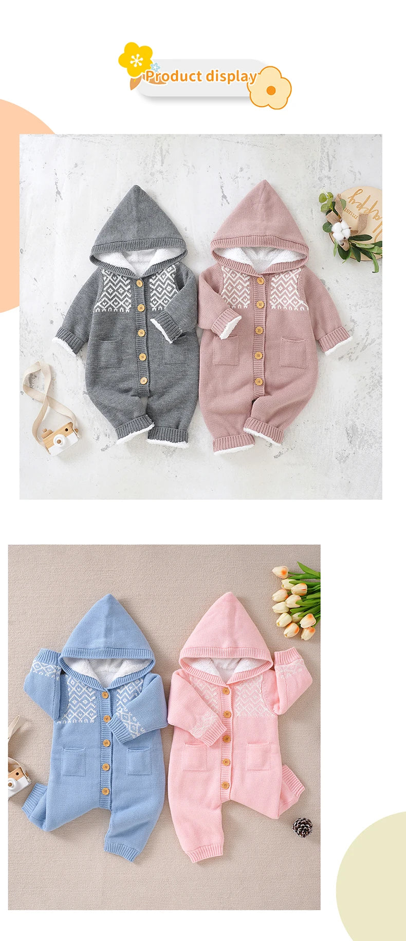 TAYLER HOODED FLEECE-LINED KNIT RO