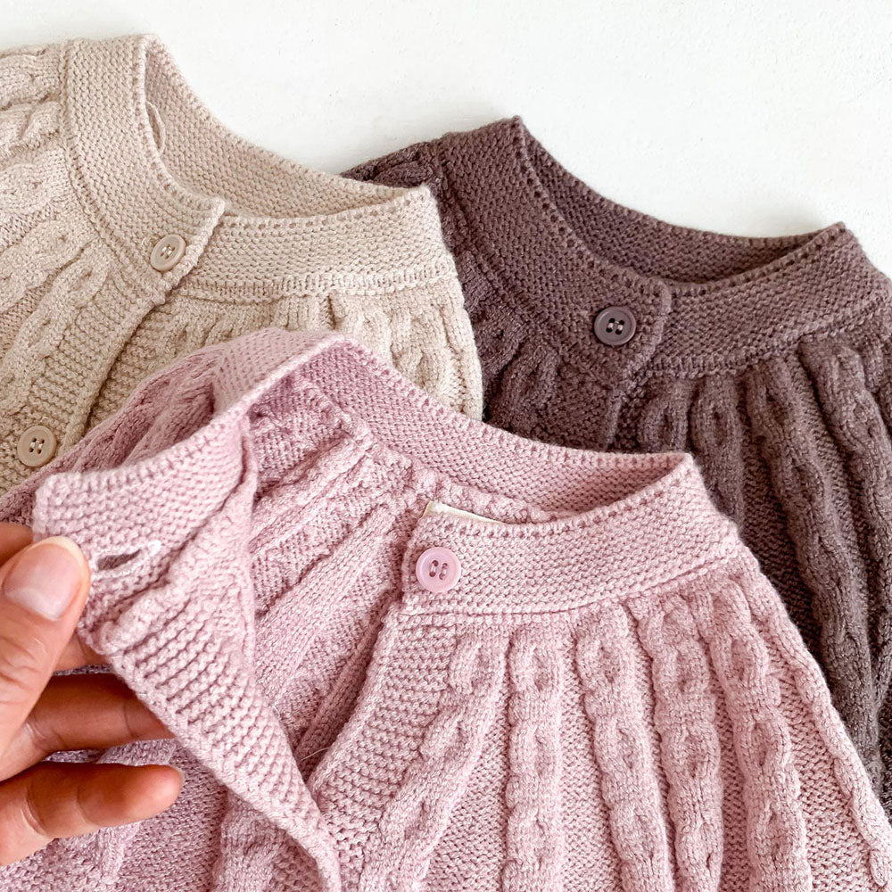 LUNA NUDE CARDIGAN &amp; TROUSER SET