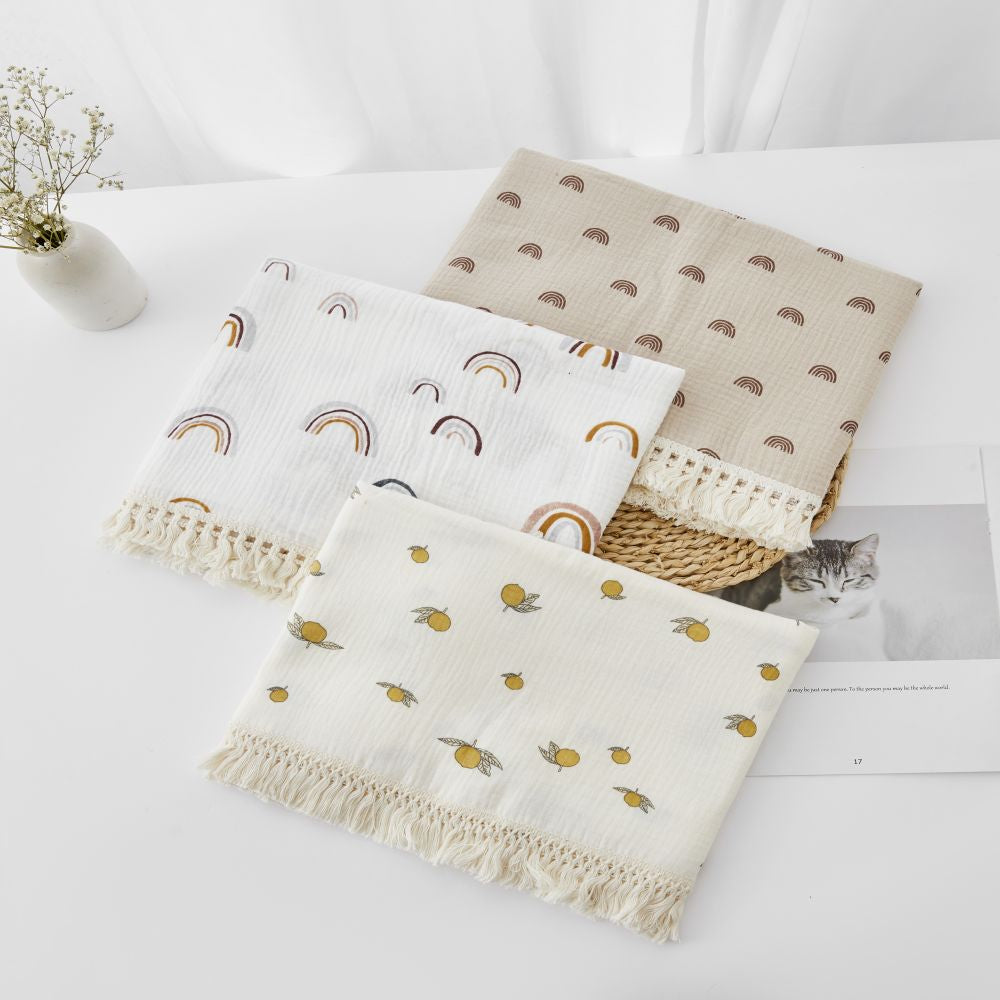 MUSLIN BED COMFORTER SLEEPING BLANKET
