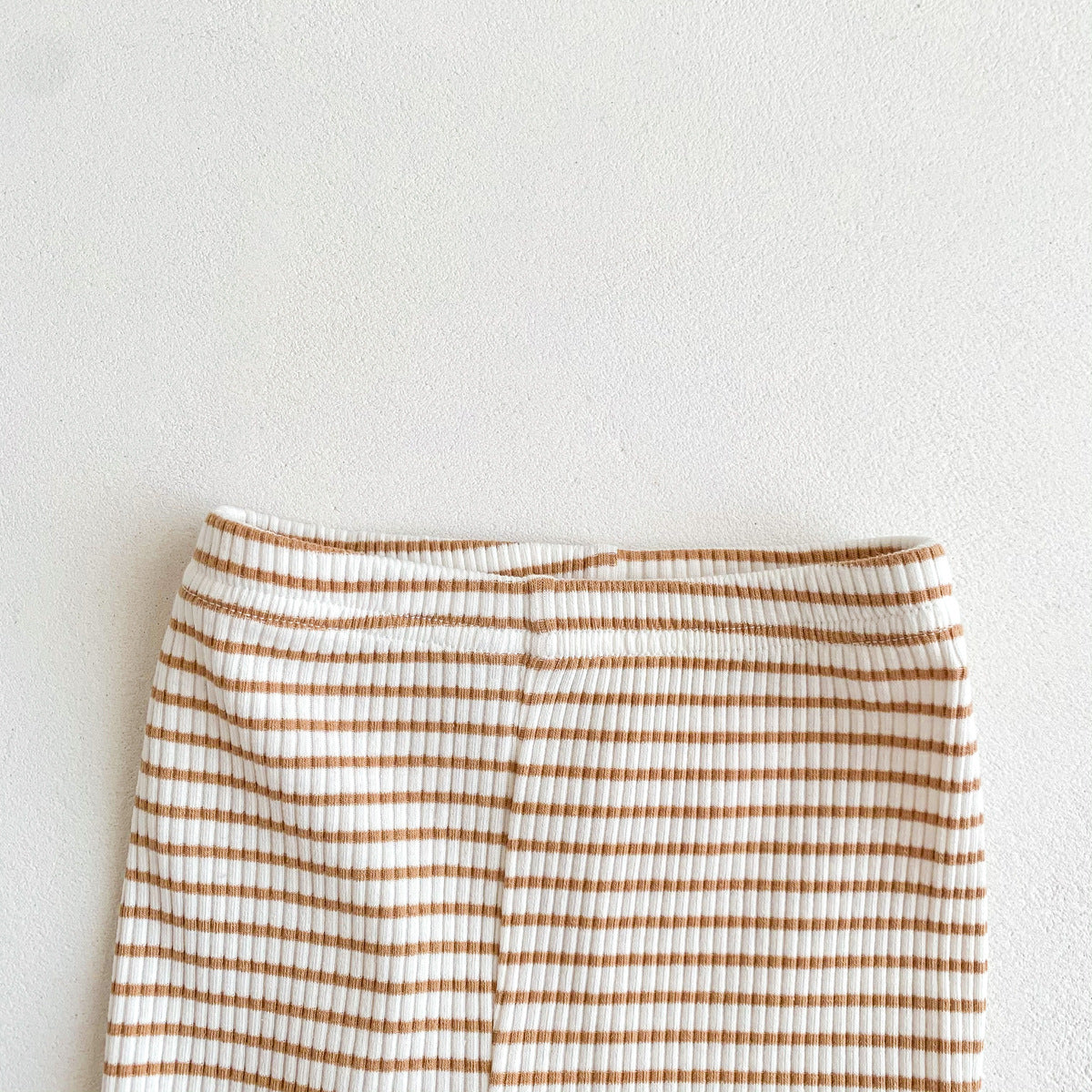 UNISEX Stripe Ribbed Cycling Shorts