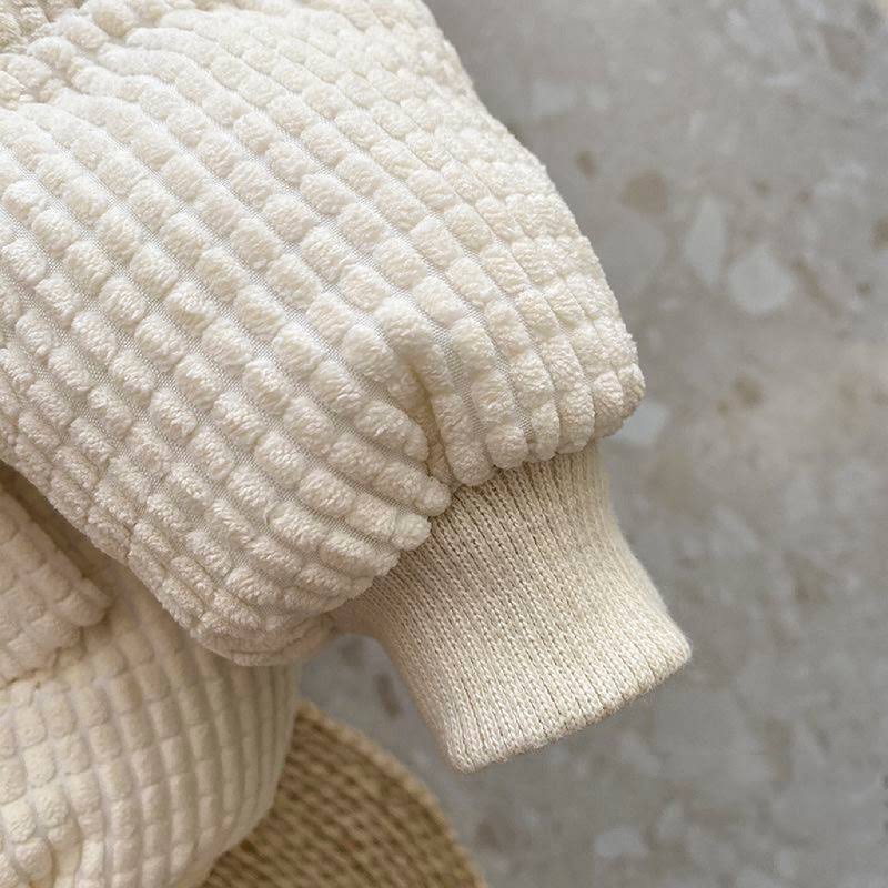 CORDUROY JACKET with BEAR BAG