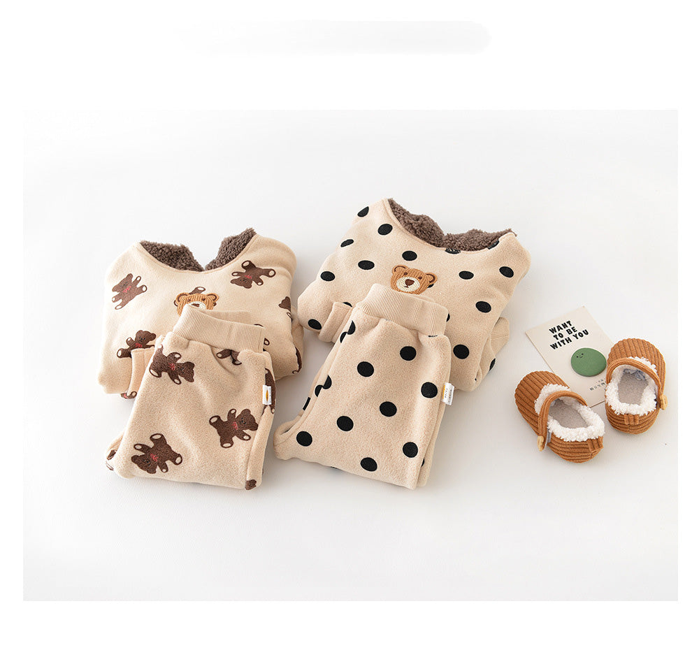 WARM MIKEY 2-PIECE SET WITH HOOD