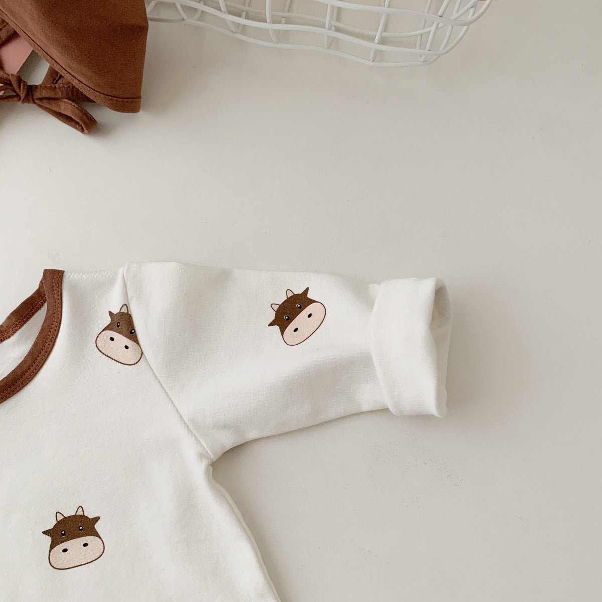 COW ROMPER WITH HAT
