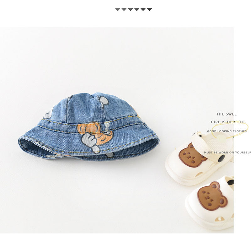 BABY DENIM ROMPER SET