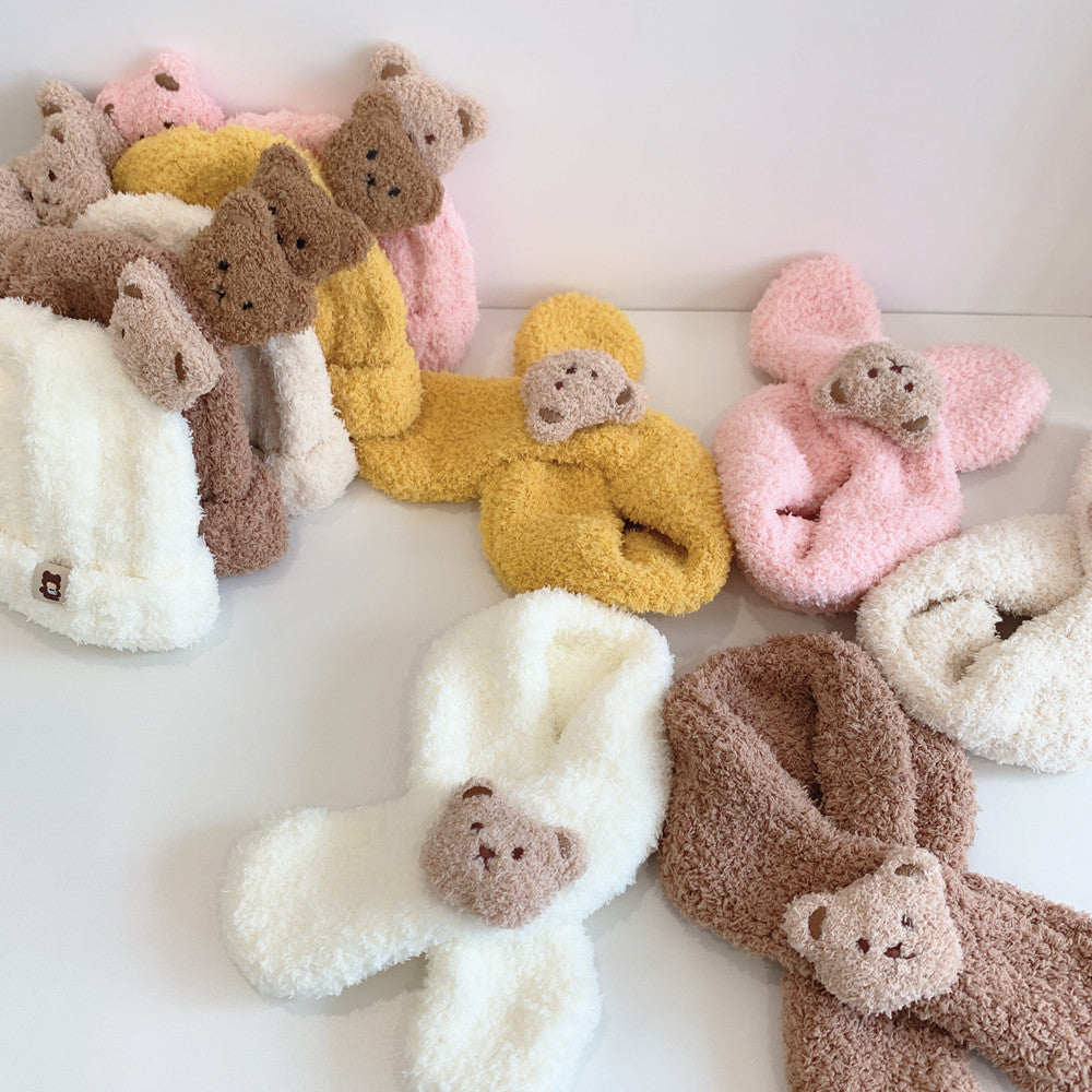 BABY BEAR HAT &amp; SCARF