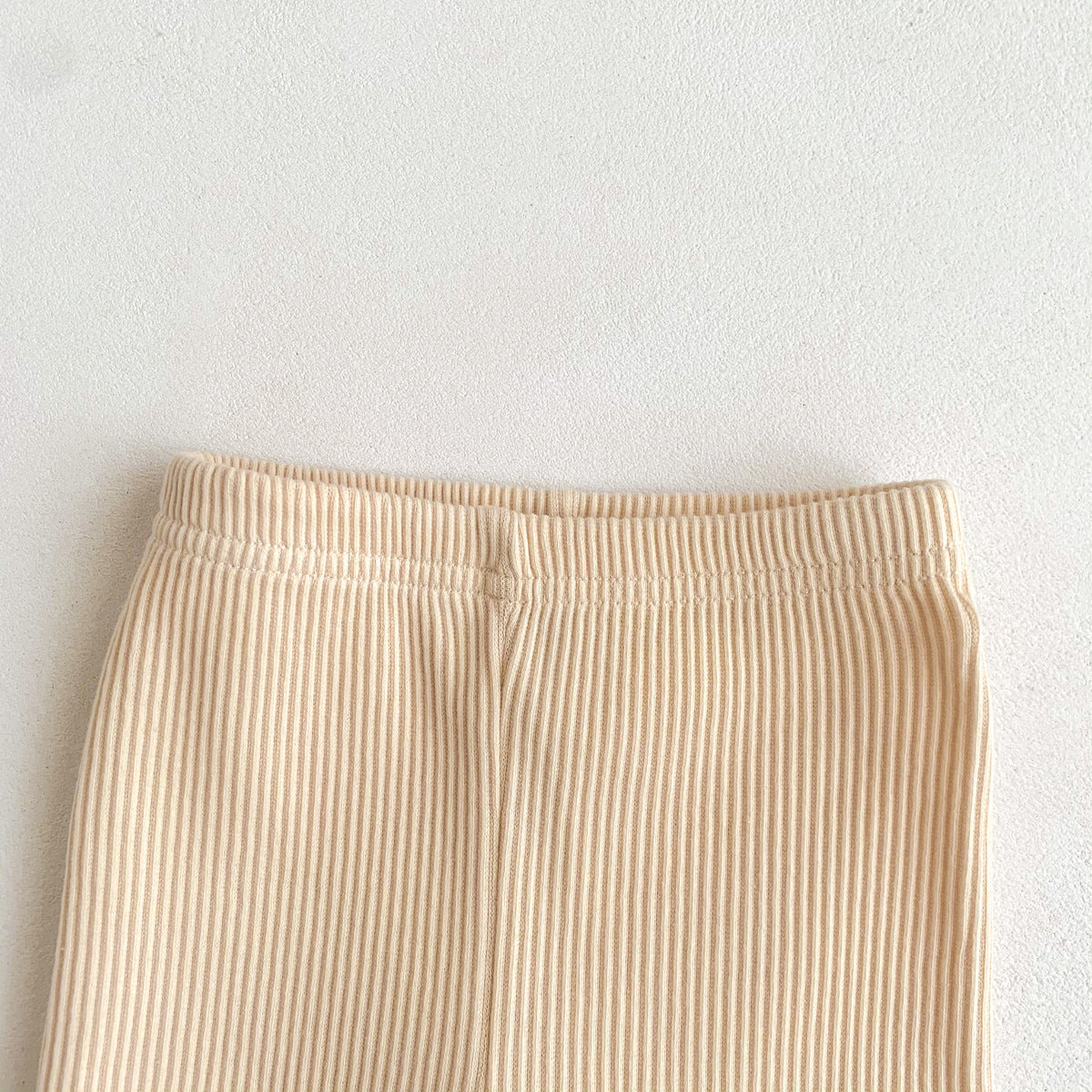 UNISEX Stripe Ribbed Cycling Shorts