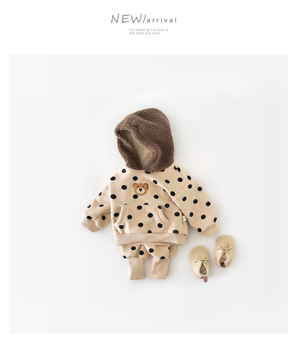 WARM MIKEY 2-PIECE SET WITH HOOD