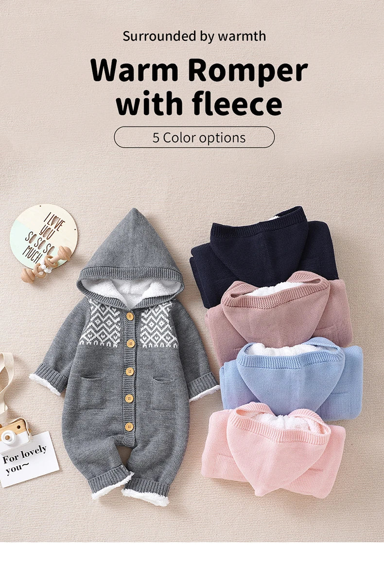TAYLER HOODED FLEECE-LINED KNIT RO