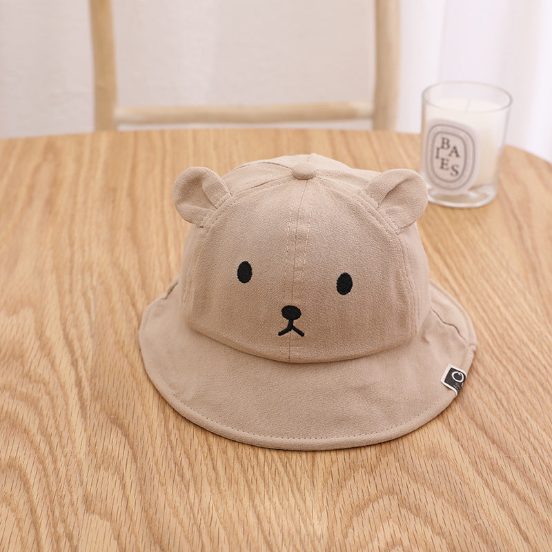 CUTE BEAR SPRING SUMMER BABY BUCKET HAT 