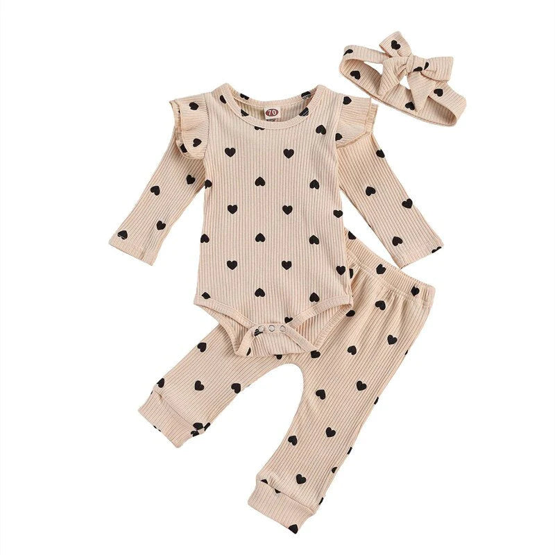 SET 3 PEZZI CUORE A COSTINE