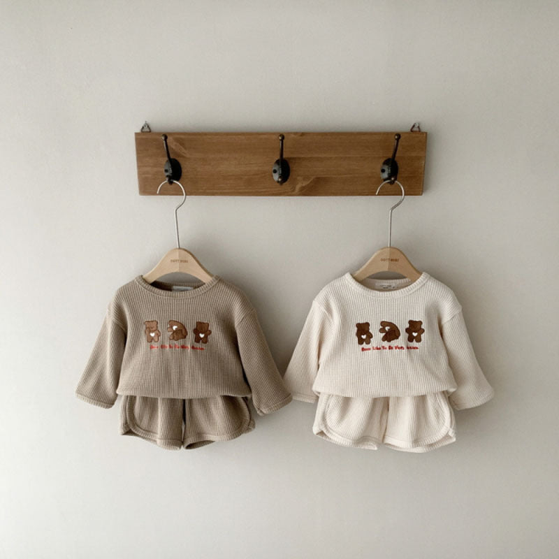 Rib Two-Piece Teddy | 100% cotton