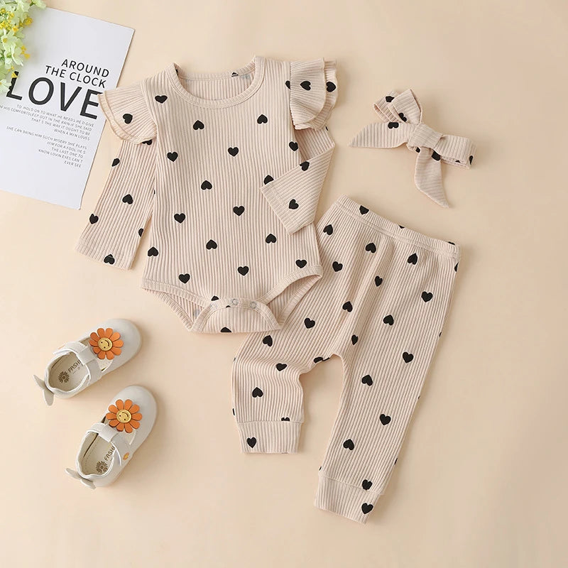 SET 3 PEZZI CUORE A COSTINE