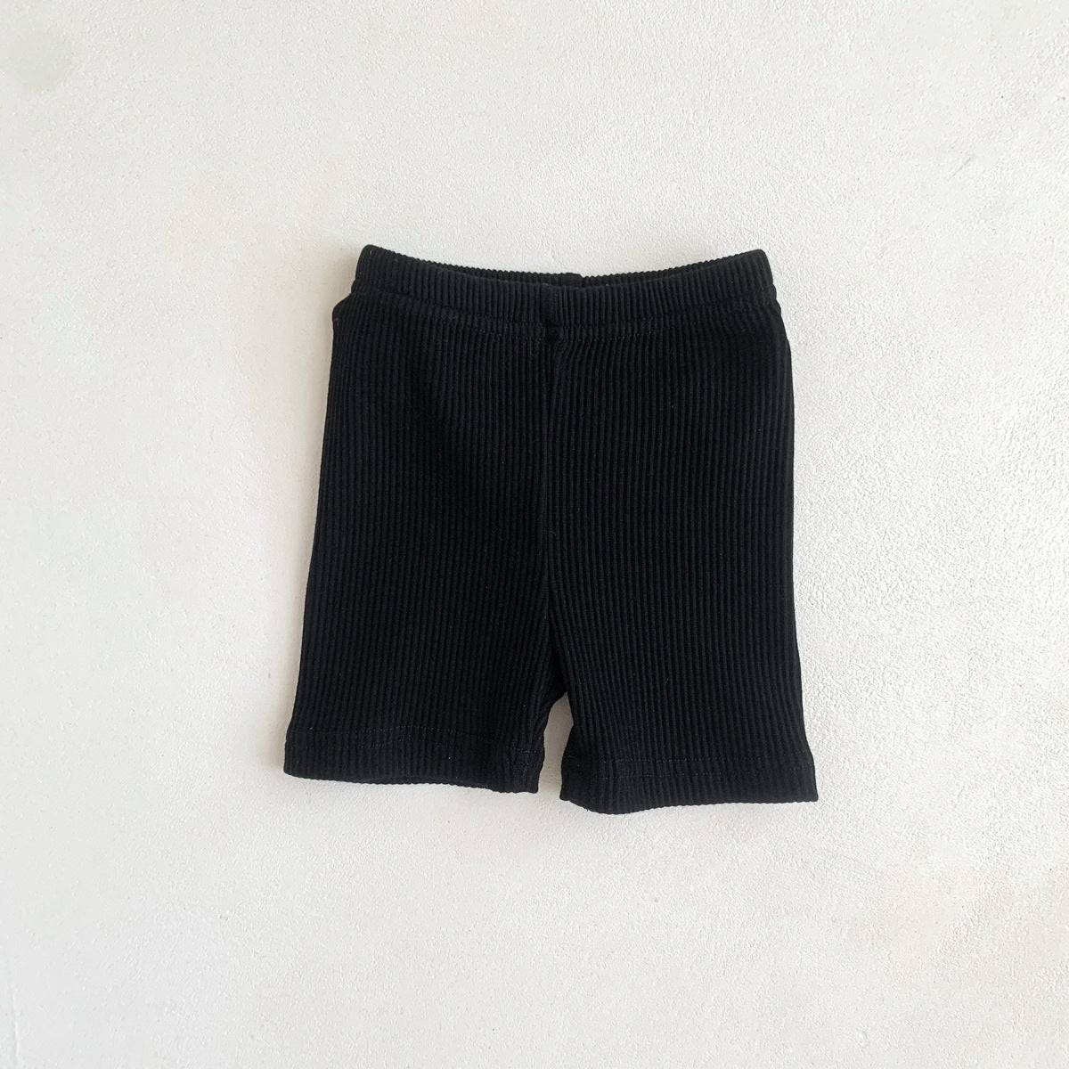 UNISEX Stripe Ribbed Cycling Shorts