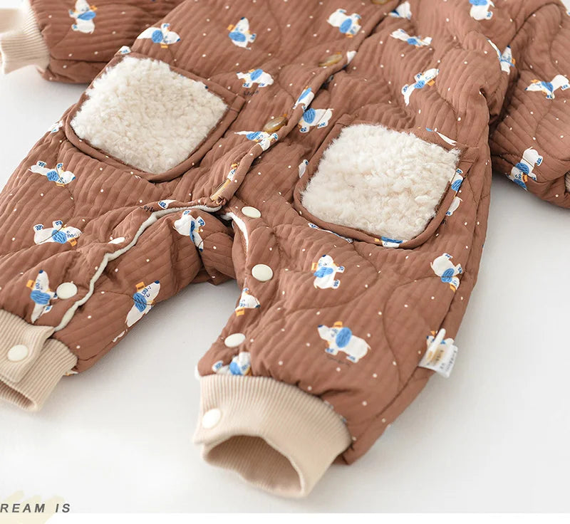 TONI BEAR WARM ROMPER + BAG