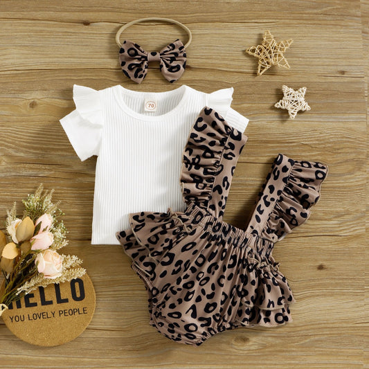 3PCS Lovely Printed Baby Set