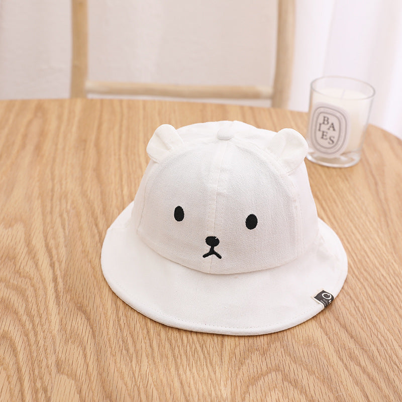 CUTE BEAR SPRING SUMMER BABY BUCKET HAT 