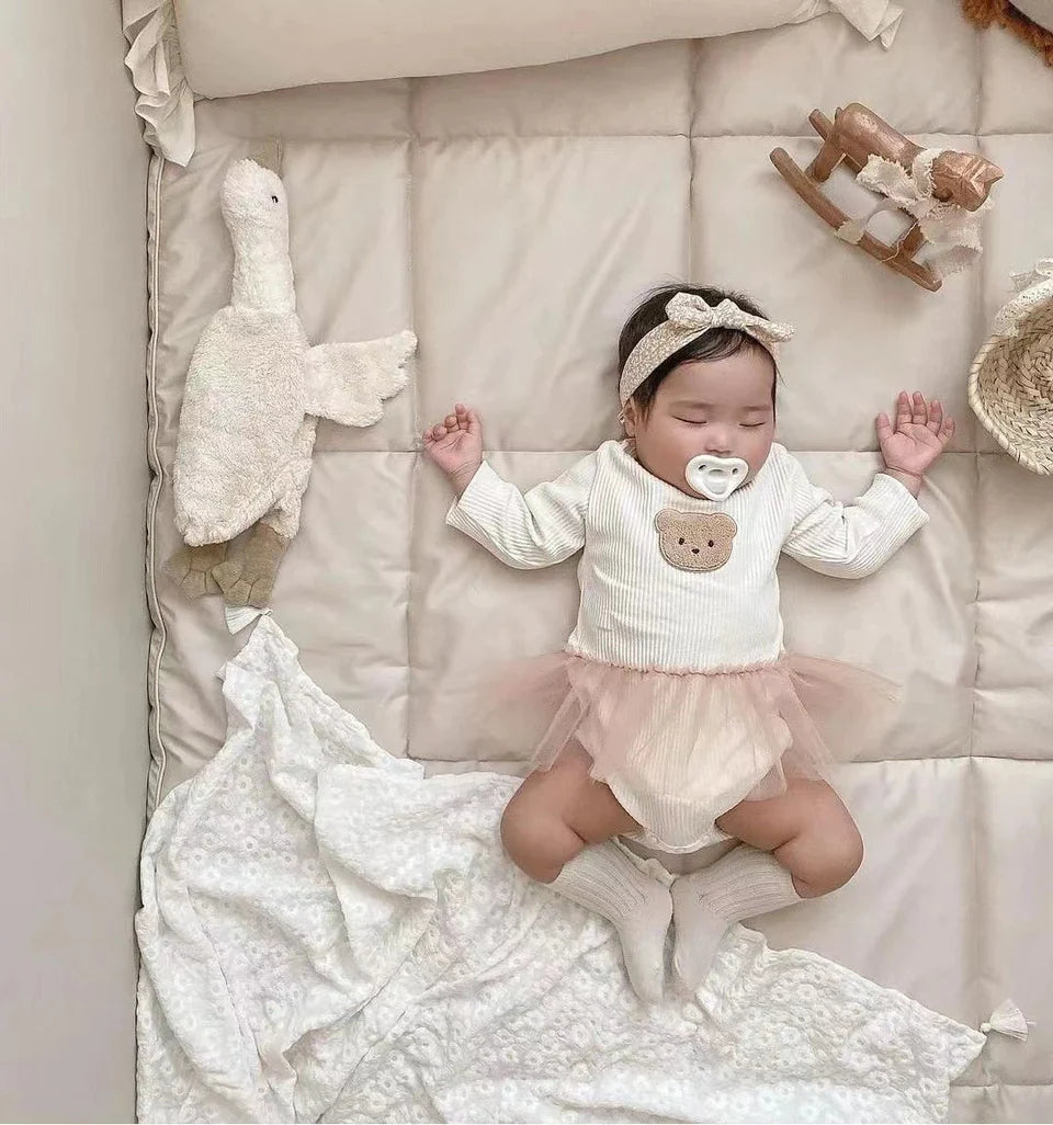 FUZZY BEAR TUTU ROMPER 