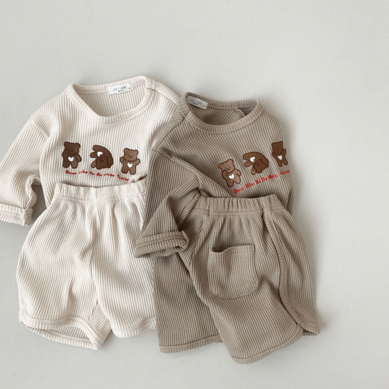 Rib Two-Piece Teddy | 100% cotton