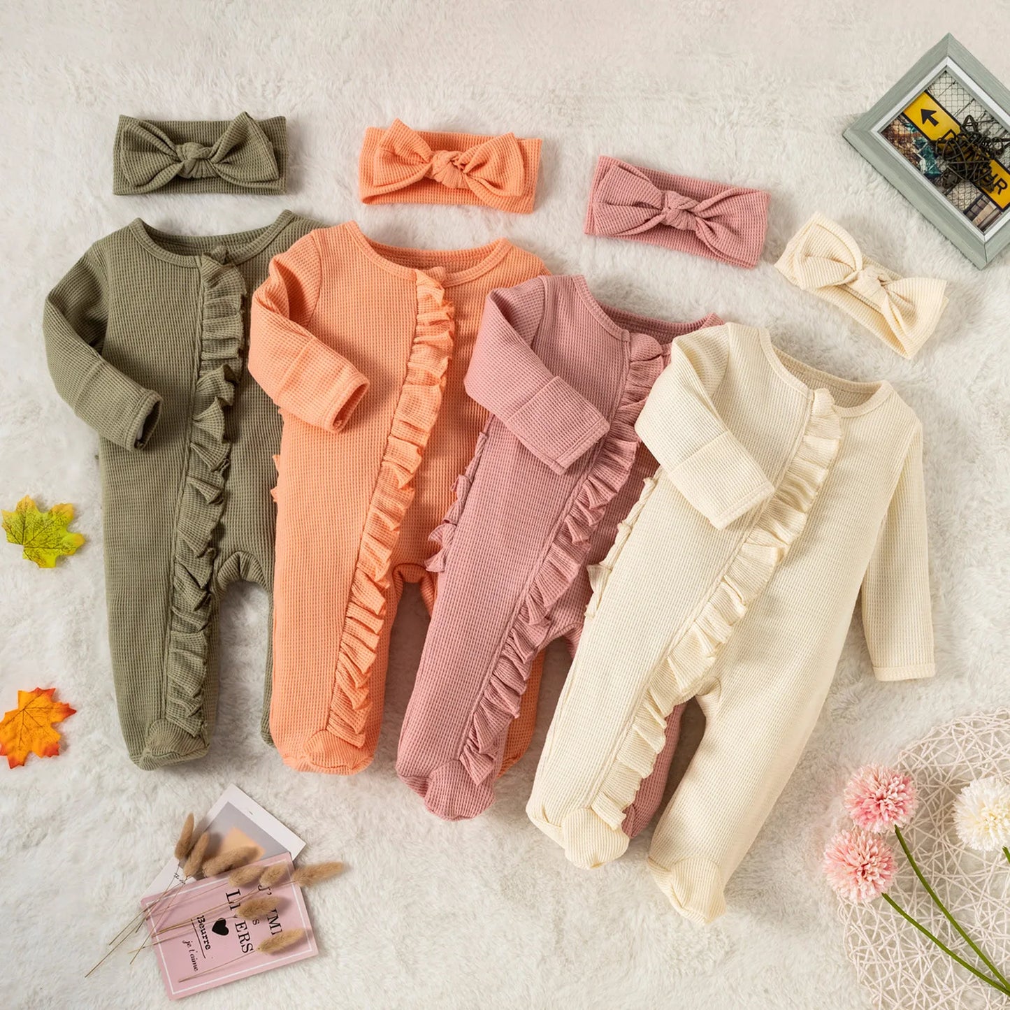 ROSE STRAMPLER &amp; HEADBAND 
