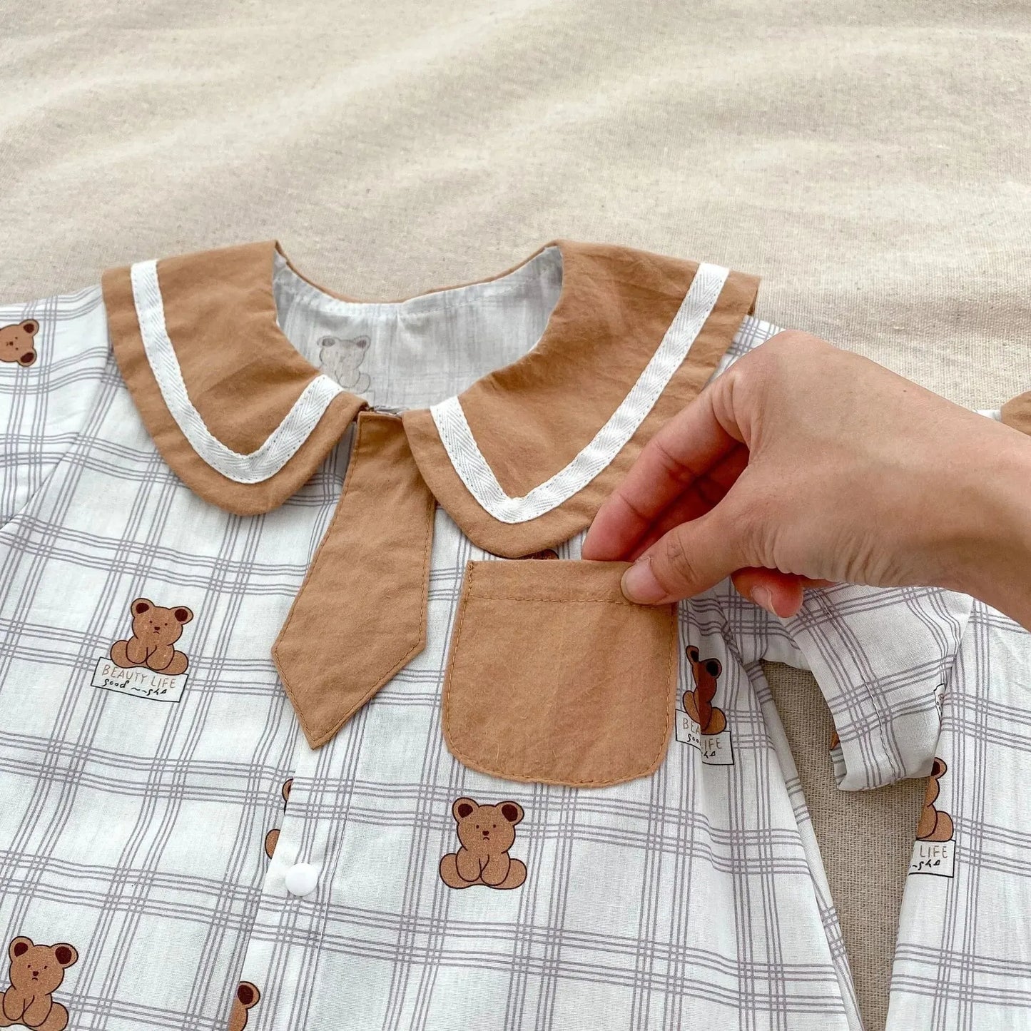 SUMMER BABY TEDDY ROMPER 