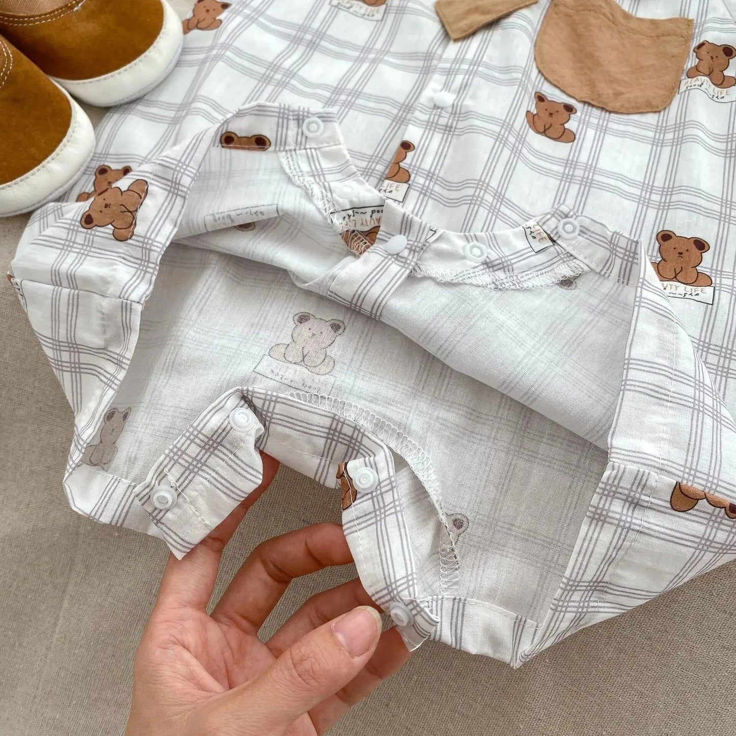 SUMMER BABY TEDDY ROMPER 