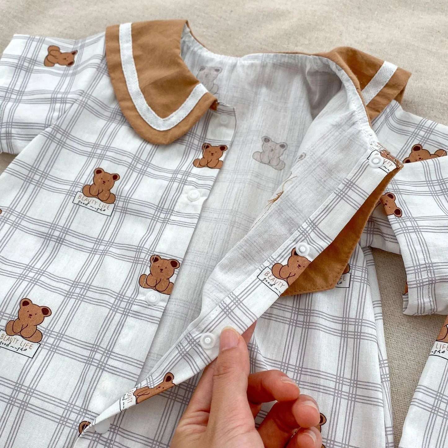 SUMMER BABY TEDDY ROMPER 