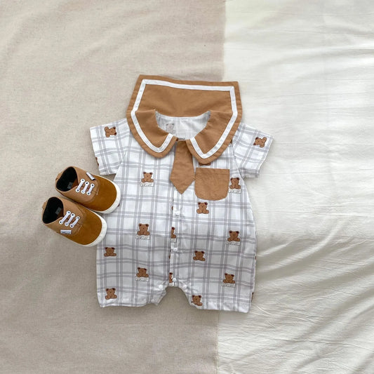 SUMMER BABY TEDDY ROMPER 