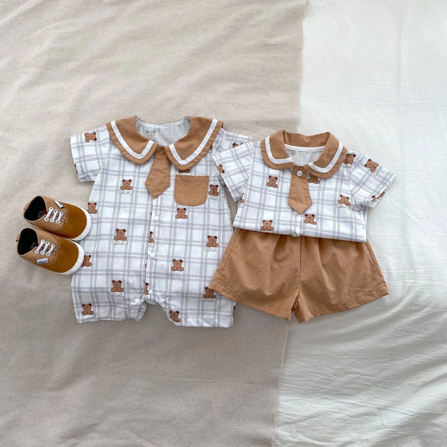SUMMER BABY TEDDY ROMPER 
