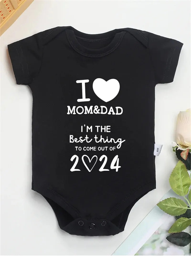 LOVE MAM &amp; DAD BABY ROMPER