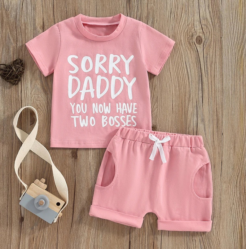 TWO BOSSES 2-PIECE SET & HAT