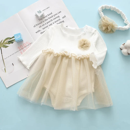 ESTIVO BAMBINA - ABITO NEONATA MANICA LUNGA 