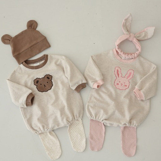 BOY & GIRL ROMPER WITH HAT