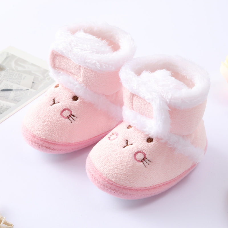 Baby plush boots