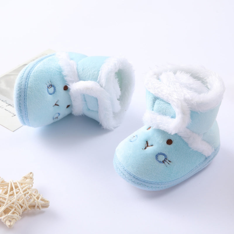 Baby plush boots
