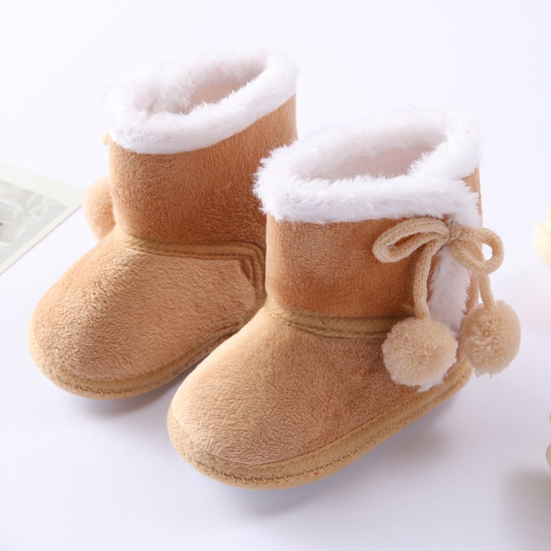 Baby plush boots