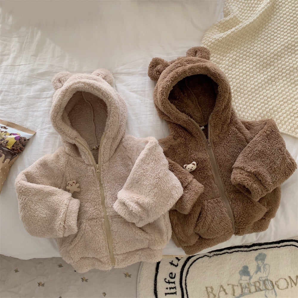 Baby Bear Fleece Lined 2 Pieces Set