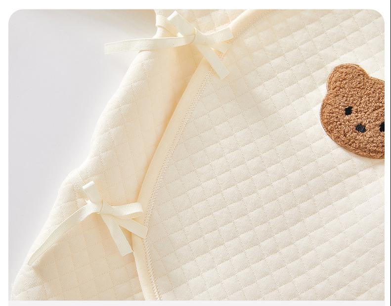 Baby Bear Kimono Crew Neck Romper