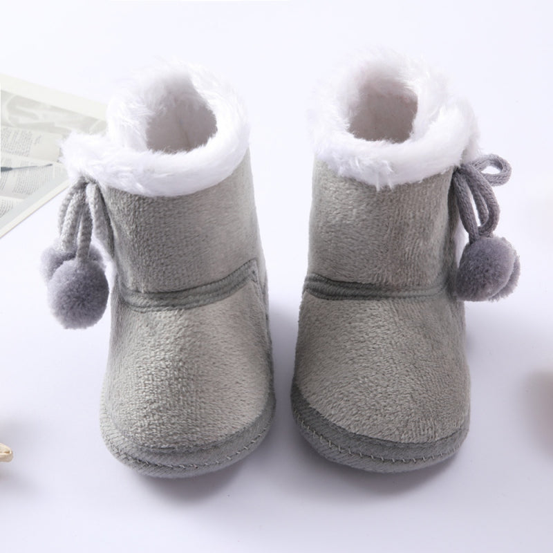 Baby plush boots