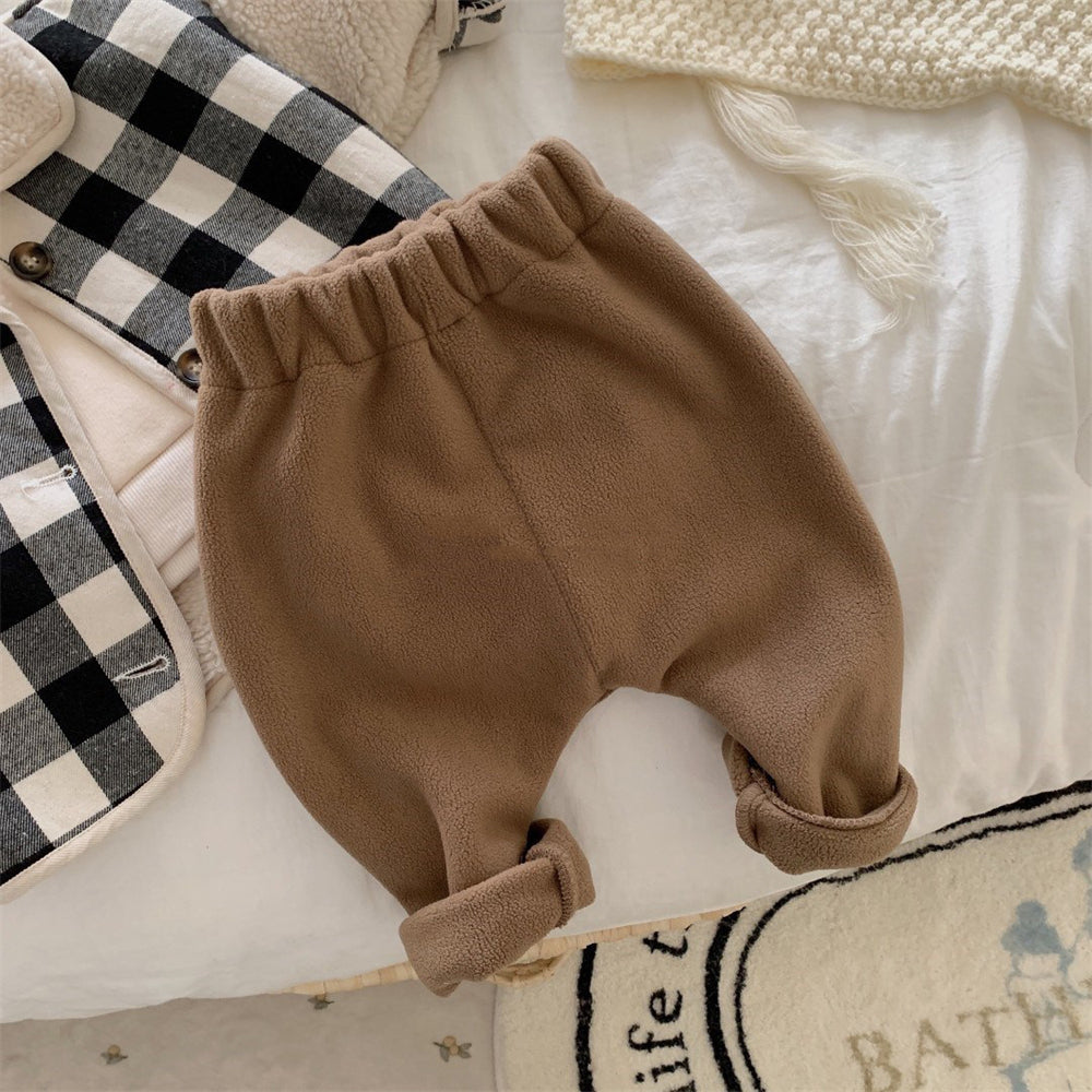 Baby Bear Fleece Lined 2 Pieces Set